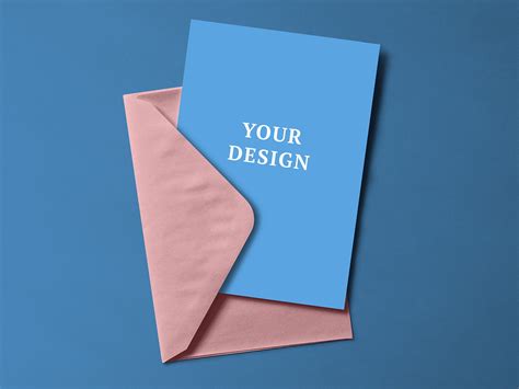 Free Card & Envelope Mockup 